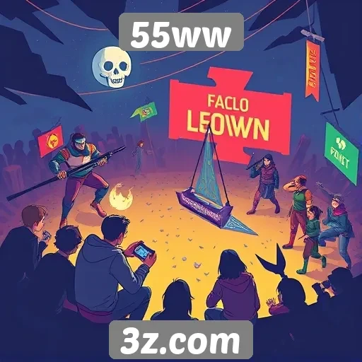 Estudo sobre a comunidade de jogadores de 55ww