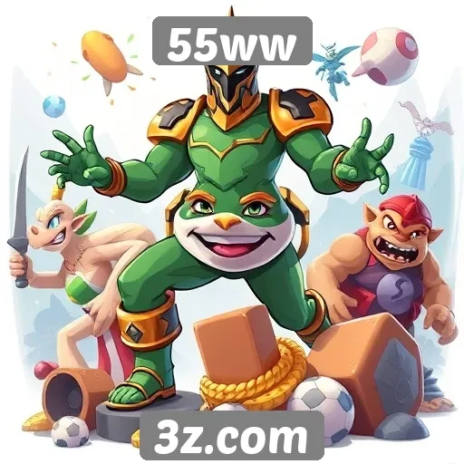 Explorando a diversidade de jogos disponíveis no 55ww