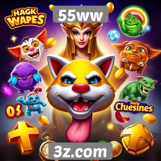 55ww oferece catálogo diversificado de jogos online