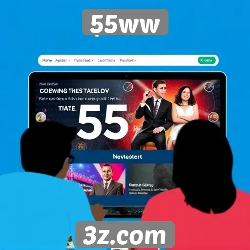 Overview das funcionalidades do site 55ww